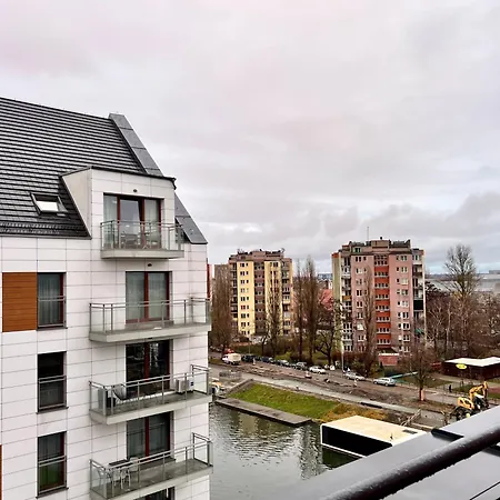 Chmielna Apartment Riverview From Balcony By Piroko Gdansk Exterior photo